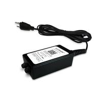 LyLmLe Plug-in 12V Quick-Connect Transformer for Pond Lights, 2 Cable Port, 20-Watt, Black Wire