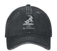 LYLQSSYS Black Phillip The Witch Cap for Unisex Cotton Live Deliciously The VVitch Trucker Hat Daily Wear Adjustable Baseball Cap Gift
