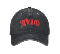 LYLQSSYS Dio American Heavy Metal Band Baseball Cap Red Outdoor Sports Breathable Trucker Hat Unisex Casual Sunscreen Snapback Cap Gift