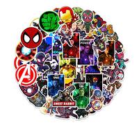 LYLSDSB Pack of 95 Marvel Stickers Vinyl Avengers Film Stickers for Laptop Skateboard Computer Water Bottles Bumper Motorcycle Luggage, Cartoon Superheroes Waterproof Sticker for Children Adults