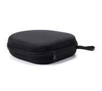 LYLXGHYHP Headphone Organizer Case EVA Travel Holder with Semi Rigid Shape | Side Hand Strap, Soft Interior and Cable Mesh Pocket for Daily Carry