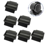Lylxienty Bed Wheel Stoppers Furniture Caster Cups 6PCS, Furniture Wheel Stopper for Office Chair, Feet Protector Pads Rubber Caster Cup Non-Slip Wheel Fixing Pads Furniture Coasters and Bed Stopper