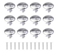 Lylxienty Kitchen Cabinet Knobs 12Pcs Kitchen Door Knobs Wardrobe Door Knobs for Cupboards Handles for Bathroom Wardrobe Drawer Cupboard Furniture