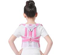 LYLXSF Corrector Kids Spine and Back Support Providing Pain Relief for Neck Back Shoulders Adjustable and Breathable Back Brace Improves Back (Color : Blue, Size :