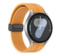 LYLXSF Original Silicone Strap For Samsung Galaxy watch 6 Cassic 4m 47mm 5Pro 45mm Watch FE 4 5 6 7 40 44MM Magnetic Buckle Watchbands