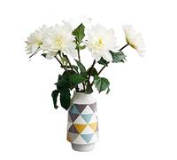 LYLXSF Outdoor Fake Flowers Artificial Flower Dali Flower Fake Flower Bouquet Dining Table Bedroom Decoration Desktop Office Balcony Decoration Fake Flowers Outdoor Artificial Flowers(Color:B)