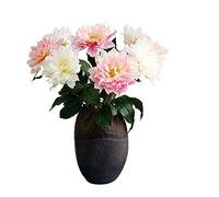 LYLXSF Outdoor Fake Flowers Artificial Flower Dali Flower Fake Flower Bouquet Dining Table Bedroom Decoration Desktop Office Balcony Decoration Fake Flowers Outdoor Artificial Flowers(Color:B)