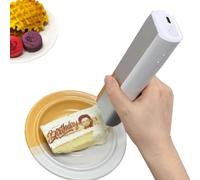 LYLZDC Handheld Food Printer, Coffee Printer Portable Food Printer Latte Art Printer, Wifi APP Control, Food Inkjet Pen For Bakery Coffee Shop,Black