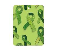 Lym-phomas Cancer Green Ribbon Car Air Freshener Decorative Hanging Aromatherapy Tablets for Car Trucks Square