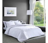 LYMA Bedding Duvet Cover Set Super King Spot Tufted, OEKO-TEX Certified, Ultra Soft NanoPlush Double Brushed Quick Dry & Button Closure, Wrinkle Fade Resistant Quilt Cover with Pillowcases (White)