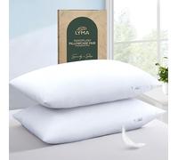 LYMA Bedding Pillow Cases 2 Pack, Ultra Soft Breathable Housewife Cover, OEKO-TEX Certified, Nanoplush Double Brushed Quick Dry Pillowcases, Envelope Closure Wrinkle Fade Resistant 50x75CM, White