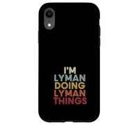 Lyman Name Lyman Personalized Name First Given Case for iPhone XR