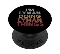 Lyman Name Lyman Personalized Name First Given PopSockets Adhesive PopGrip