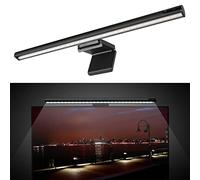 LYMAX Monitor Light Bar: Flat/Curved Monitor Screen Led Lights Eye Caring PC Monitor Led Bar Space Saving Desk Lamp with Auto-dimming for Home/Office/Study/Gaming