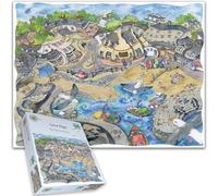 Lyme Regis - 1000 Pieces Jigsaw Puzzle For Adults Teens And Kids - Made In Britain, Difficult Jigsaw Puzzles For Adults 66cm X 50cm
