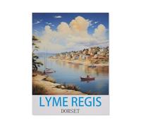 Lyme Regis Dorset，Jigsaw Puzzle 1000 Piece Game Artwork Travel Souvenir（50x70cm）-HC6