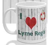 Lyme Regis Mug, Gift to Remember Dorset, Ideal Present,Custom Design.