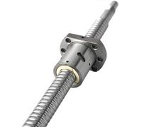 LYMFE Lead ball screw with nut Left Hand SFU1204 C7 Ball Screw With 1204 Flange Single Ball Nut End Machining CNC 3D Printer (Size : 450mm)