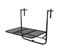 LYMGRZ Folding Balcony Railing Side TableCompact SpaceSaving Bar Table for Small Patios & Balconies Easy Assembly Versatile and Foldable Serving Table for Outdoor Use