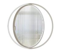 LYMGRZ Round 360° Rotatable Ventilation Windows With Handles Replacement Basement Windows The Circular Window Can Rotate 360° For Sheds, Chicken Coops, Greenhouse And Restaurant(Wit,65CM)