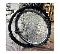 LYMGRZ Round Horizontal Sliding Windows Flush Mount 360 ° Rotating Shed Windows With Glass & Screen, Flush Mount, Aluminum Frame For Commercial Greenhouse And Restaurant(50CM)
