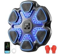 LYMIN Music Boxing Machine for Adults with Gloves Bluetooth LED Display, 9 Speeds Interactive Wall-Mounted Music Punching Machine, Smart Training Equipment for Home and Gym