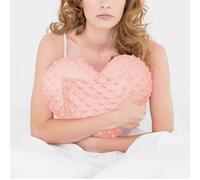 LYMOI Heart Surgery Pillow for Open Heart Surgery,Chest Pillow with Pocket, Surgery Recovery Gifts for Patients Minky Dot (Pink)