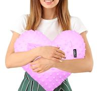 LYMOI Heart Surgery Pillow for Open Heart Surgery,Chest Pillow with Pocket, Surgery Recovery Gifts for Patients Minky Dot (Purple)