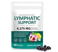 Lymph Cleanse Detox Supplement | 21-in-1 Herbal Lymphatic Drainage Support for Lymph System Health, Immune Balance & Natural Energy Boost - 60 Capsules (60PCS)
