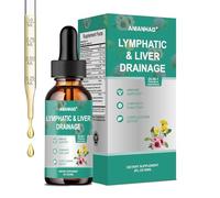 Lymph System Support Supplement, Lymph Cleanse Detox, Liposomal Artichoke Lymphatic Drainage & Liver Repair Supplement with All Vitamins, 60ml