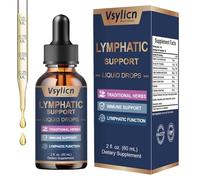 Lymph System Support Supplement - Lymph Drainage with Dandelion Extract, Zine, Burdock Powder - Reduce Lymph Swelling - Artichoke Lymphatic Drainage & Liver Repair Supplement - 60ml