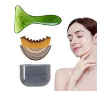 Lymphatic Contour Face Brush,Contour Face Brush for Lymphatic Drainage,Dry Lymphatic Drainage Massager,Ergonomically Designed to Fit The Skin Precisely