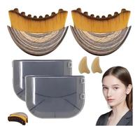 Lymphatic Contour Face Brush, Contour Face Brush for Lymphatic Drainage Massager, Dry Brushing Face Brushs, Ergonomically Designed Lymphatic Drainage Massager for Face Chin & Jawline Sculpting (2Pcs)