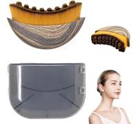 Lymphatic Contour Face Brush, Dry Brushing Face Brush, Lymphatic Drainage Massager for Face, Chin & Jawline Sculpting, Ergonomically Designed to Fit The Skin Precisely and Relieve Fatigue