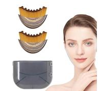 Lymphatic Contour Face Brush,Dry Lymphatic Brush for Face,Soft Contour Brushs,Crafted from Nature,Gentle Beauty Massager Tool,Reduce Puffiness Improve Skin & Radiance Quickly(B,1PC)