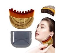 Lymphatic Contour Face Brush,Dry Lymphatic Contour Face Brush Soft Set,Lymphatic Drainage Massager for Face,Chin & Neck Relaxation,PortableBeauty Tool with Travel Case.