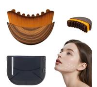 Lymphatic Contour Face Brush,Dry Lymphatic Contour Face Brush Soft Set,Lymphatic Drainage Massager for Face,Chin & Neck Relaxation,Portable Beauty Tool with Travel Case. Style B
