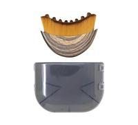 Lymphatic Contour Face Brush, Lymphatic Drainage Brush, Facial Dry Brushing Brushes with Ergonomic Design, Designed for The Face Gentle Enough for Daily Use (01-Brown with case)