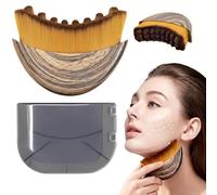 Lymphatic Contour Face Brush，Lymphatic Drainage Massager Brush For Face,Body Brushes,Ergonomically Designed to Fit The Skin Precisely，Anti-Puffiness, Detox & Lift, Improves Skin Glow (1PC)