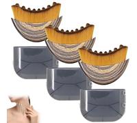 Lymphatic Contour Face Brush, Lymphatic Drainage Massager for Face, Dry Brushing Face Brush, Chin & Jawline Sculpting, Ergonomically Designed to Fit The Skin Precisely and Relieve Fatigue (3PCS)