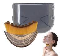 Lymphatic Contour Face Brush, Lymphatic Drainage Massager for Face, Dry Brushing Face Brush Tool with Ergonomic Design for Face, Chin Jawline Sculpting, Fit The Skin,Reduce Puffiness, Christmas Gifts