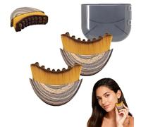 Lymphatic Contour Face Brush, Lymphatic Face Brush for Face Soft Dry Brushing Beauty Tool Jawline, Chin & Facial Sculpting Designed to Fit Precisely and Relieve Fatigue (2Pcs)
