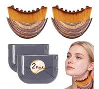 Lymphatic Contour Face Brush,Lymphatic Face Brush,Lymphatic Drainage Brush,Dry Brush,Neck,Chin & Face Sculpting,Anti-Puffiness,Gua Sha & Improves Skin Glow,Skin Care Massage Tools. (2PC)