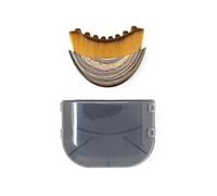 Lymphatic Contour Face Brush - Our Contour Face Brush for Lymphatic Drainage is expertly Designed to Reduce Puffiness and Awaken Your skin's Natural Radiance (Brown)