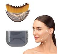 Lymphatic Contour Face Brush Portable Lymphatic Drainage Massager for Face Ergonomical Lymphatice Drainage Brush with Storage Box for Giving a More Definite Facial Appearance