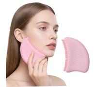 Lymphatic Contour Face Brush, Silicone Facial Massage Tool for Puffiness & Relaxation, Daily Face and Neck Care Brush for Skin