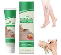 Lymphatic Det-Ox Her-Bal Cream Gentle Moisturizing Natural Balm Natural Anti Swelling Creams for Legs Anti Cellulite Soothing Lotion Alleviating Puffiness