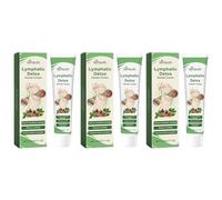 Lymphatic Detox Herbal Cream,Anti-Swelling Lymphatic Detox Ointmen,Lymph Nodes Herbal Detox Cream for Armpit Neck Anti Swelling 3pcs