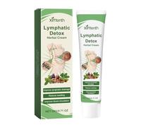 Lymphatic Detox Herbal Cream,Anti-Swelling Lymphatic Detox Ointmen,Lymph Nodes Herbal Detox Cream for Armpit Neck Anti Swelling 1pc