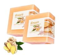 Lymphatic Detox Organic Ginger Soap, Ginger Lymphatic Drainage, Turmeric Lymphatic Detox Soap for Neck Armpit Anti Swelling, Removes Lymph Nodes Underarm Fat (2pcs)